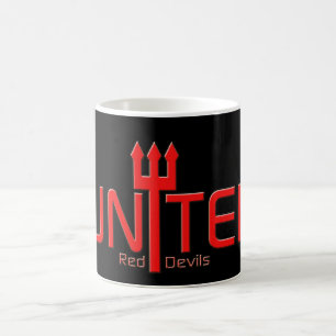 Football United Red Devils Kaffeetasse