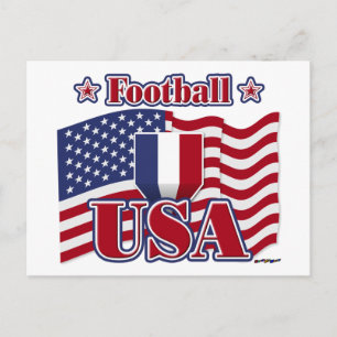 Football USA Postkarte