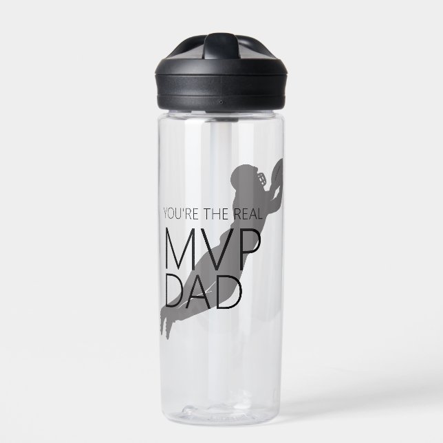 Football Vater MVP Trinkflasche (Vorderseite)