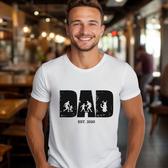 Football VATER und Child EST. Benutzerdefiniertes  T-Shirt (Von Creator hochgeladen)