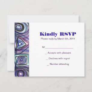 FOOTBALL WATERCOLOR Bar Mitzvah Antwortkarte RSVP Karte