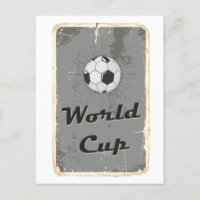 Football Weltmeisterschaft Vintag Style Poster Art
