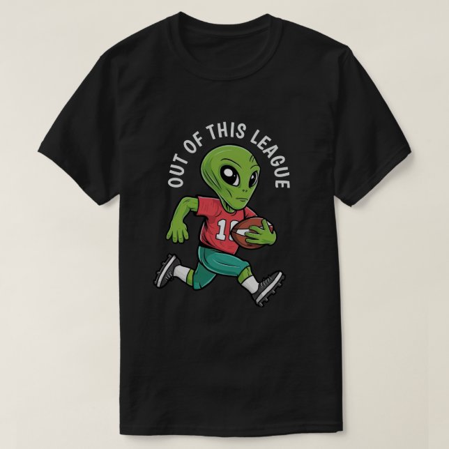 Footballer-Alien T-Shirt (Design vorne)