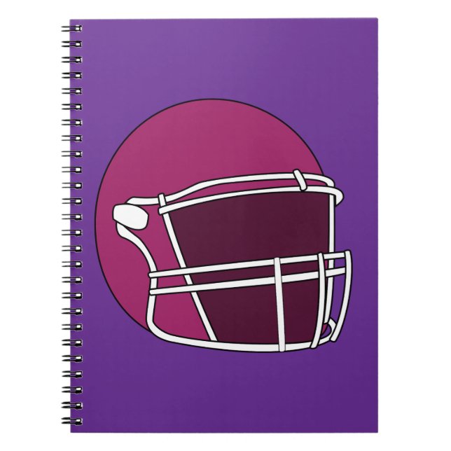 Footballhelm Notizblock (Vorderseite)