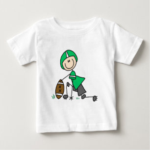 footballstickthree baby t-shirt