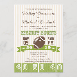 FOOTBALLWEDD EINLADUNG