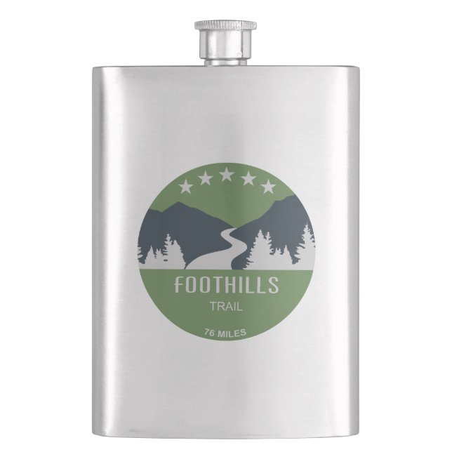 Foothills Trail North Carolina Süd Carolina Flachmann (Vorderseite)