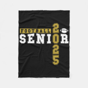 Footll Senior Night Footll Senior 2025 Abschluss Fleecedecke