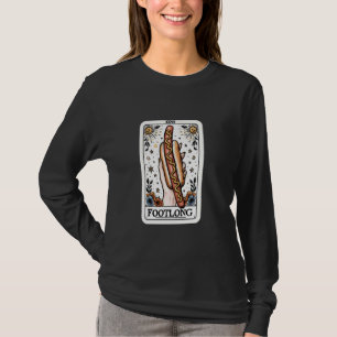 Footlong Tarot Card Mystic Hot Dog Weiner 4. J T-Shirt