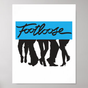 Footlose Tanzfüße Poster
