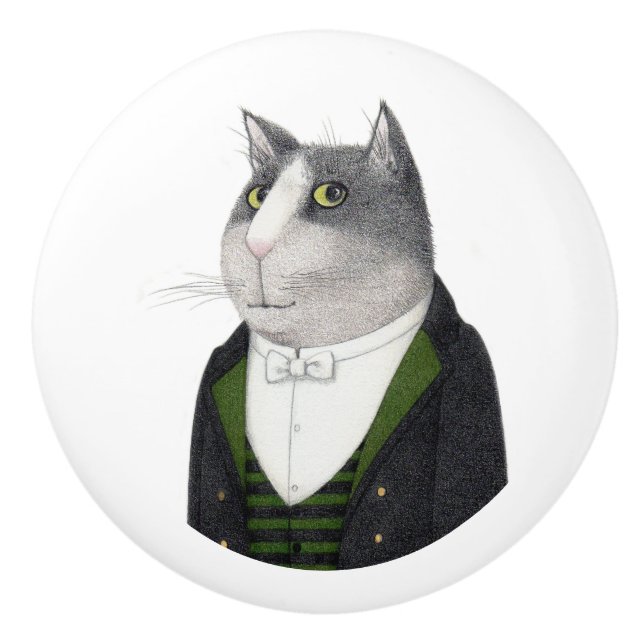 FOOTMAN CAT-Keramik Keramikknauf (Vorderseite)