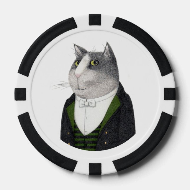 FOOTMAN CAT Poker Chips (Vorderseite)