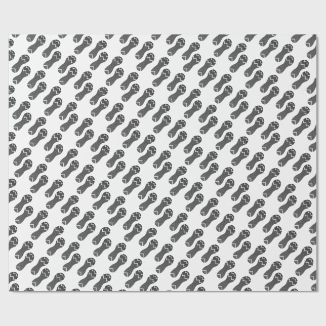 Footprint of running shoes geschenkpapier (Flach)