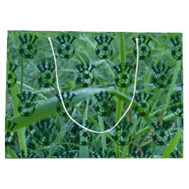 Footprint of Victory Große Geschenktüte