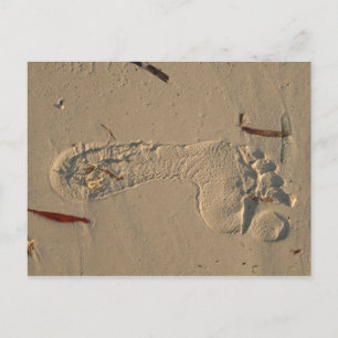Footprint Postkarte