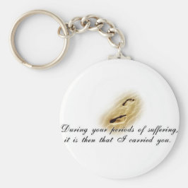 Footprints Gedicht Schlüsselanhänger