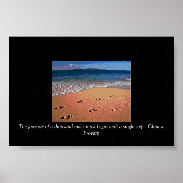 Footprints Poster (Vorne)