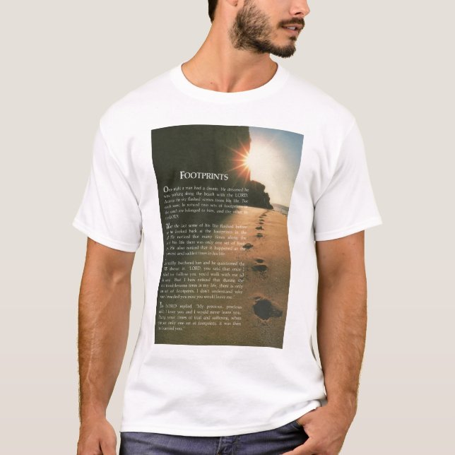 Footprints T-Shirt (Vorderseite)