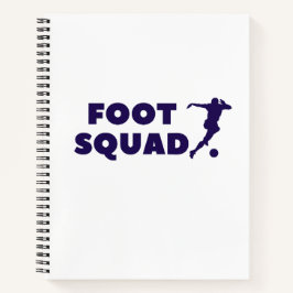 Footsqua Spiral Notebook Style: 8.5" x 11" Spiral Notizbuch