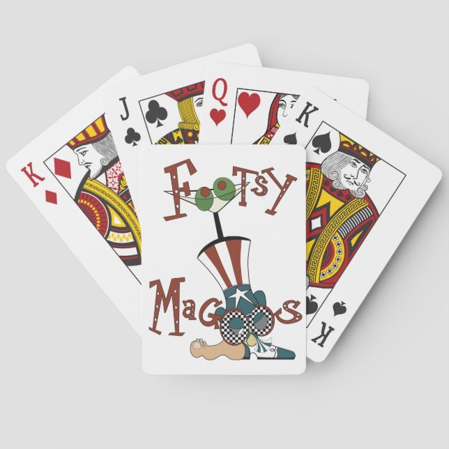Footsy Magoos Karten Spielkarten (Rückseite)