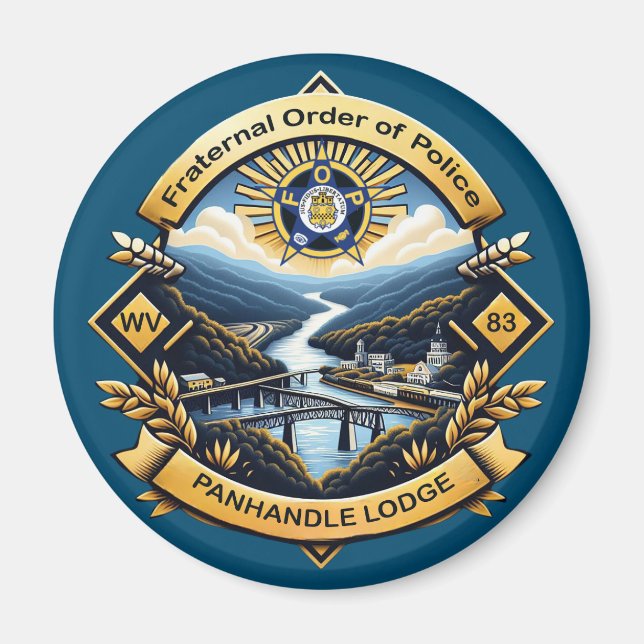 FOP Lodge 83 Magnet (Vorne)