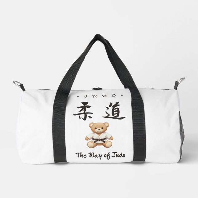 For all judo lovers, young and old. duffle bag (Vorderseite)