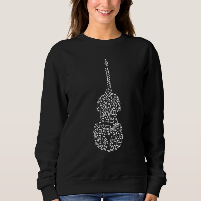for cellists musician violin cello sweatshirt (Vorderseite)