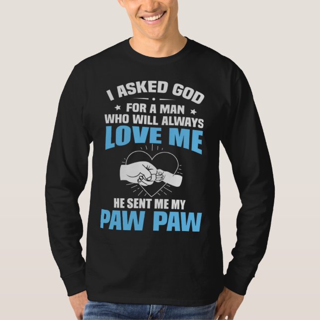 For Granddaughter Grandson From Paw Paw T-Shirt (Vorderseite)