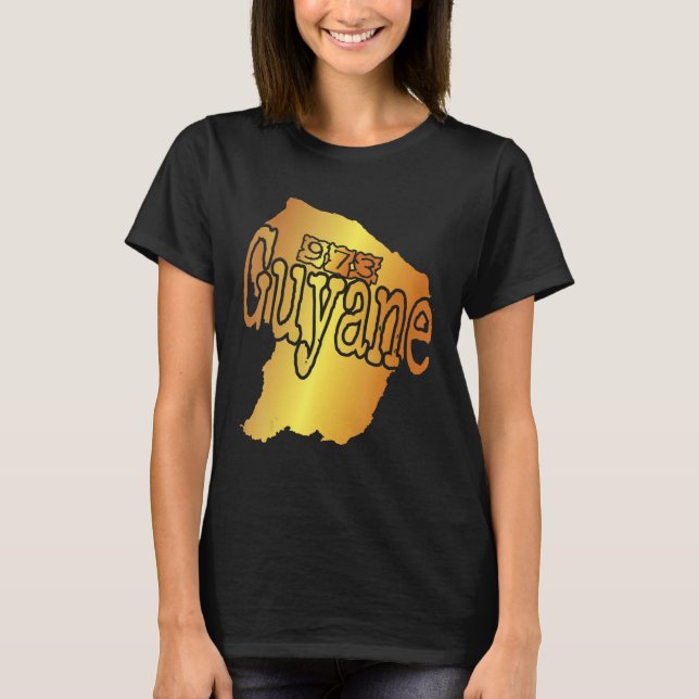 for Guyanese Map of Guyana 973 T-Shirt (Vorderseite)