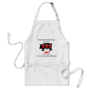 For Guys Home Backyard Grilling Cooking Apron Schürze