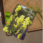 For Mom Yellow Snapdragons Floral Birthday Karte<br><div class="desc">Floral themed birthday card for Mom that features the photo image of a summer garden of yellow Snapdragon flowers and more. Select from matte or glossy style card.</div>