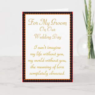 For My Groom: World Before You Card Karte