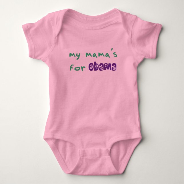 For Obama Bodysuit meiner Mutter Baby Strampler (Vorderseite)