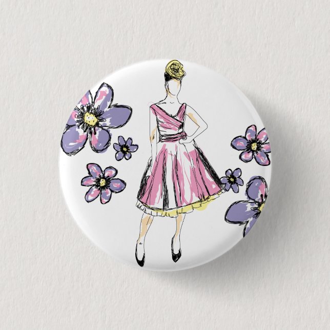 For Passion fashion Button (Vorderseite)