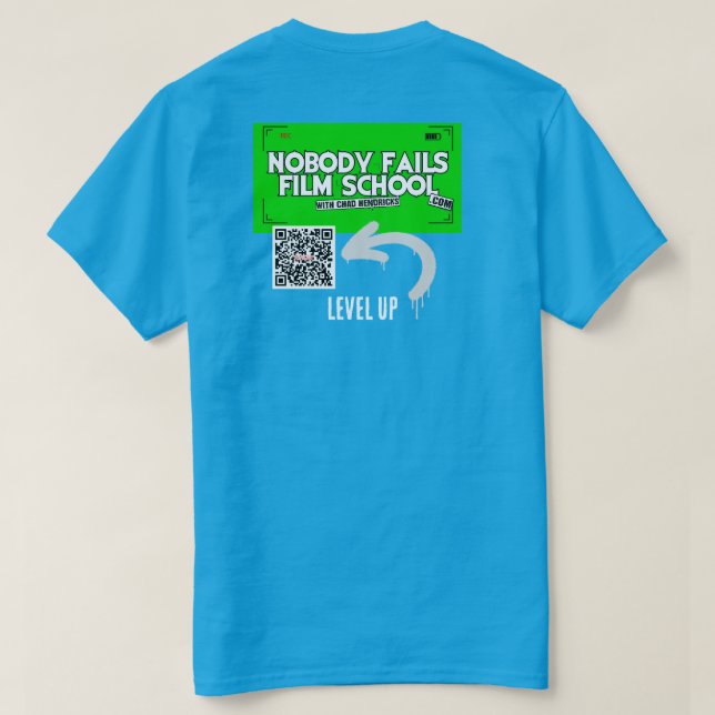 For People Who Finish T-Shirt | Filmmaker Mindset  (Design Rückseite)