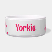 For Pet Modern Writing Scattered Pink Hearts