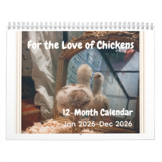 For the Love of Chickens 2026 Calendar Kalender