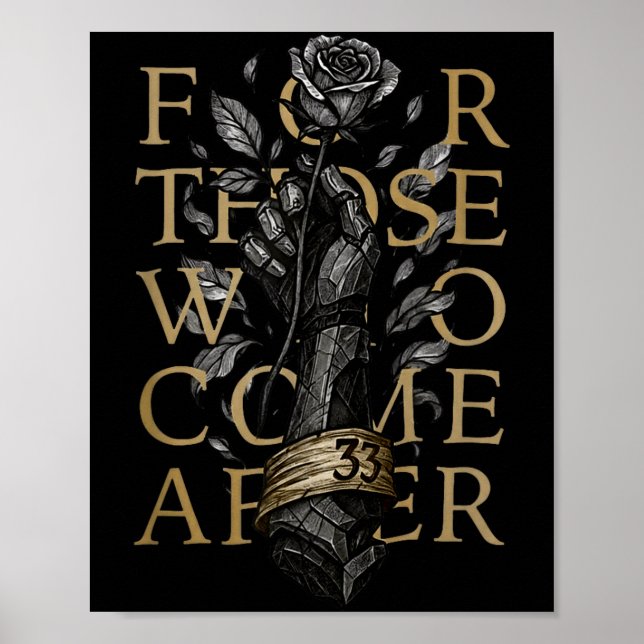 For Those Who Come After  Poster (Vorne)