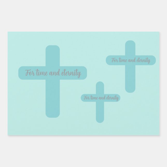 For time and eternity geschenkpapier set (Vorderseite)