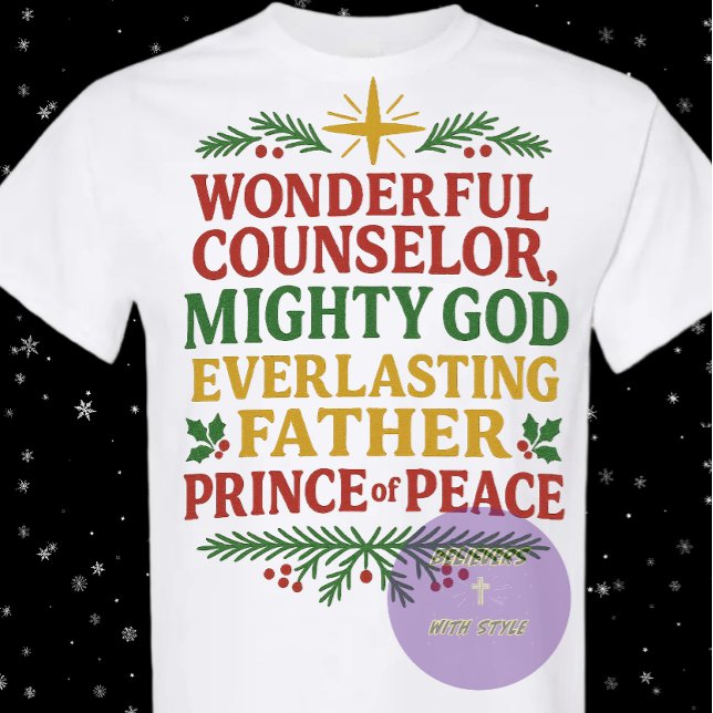 For to us a child is born - Christmas - Christian T-Shirt (Von Creator hochgeladen)