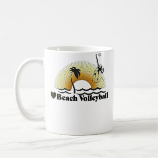 For Volleyball Fans Beach Volleyball Trendy Kaffeetasse