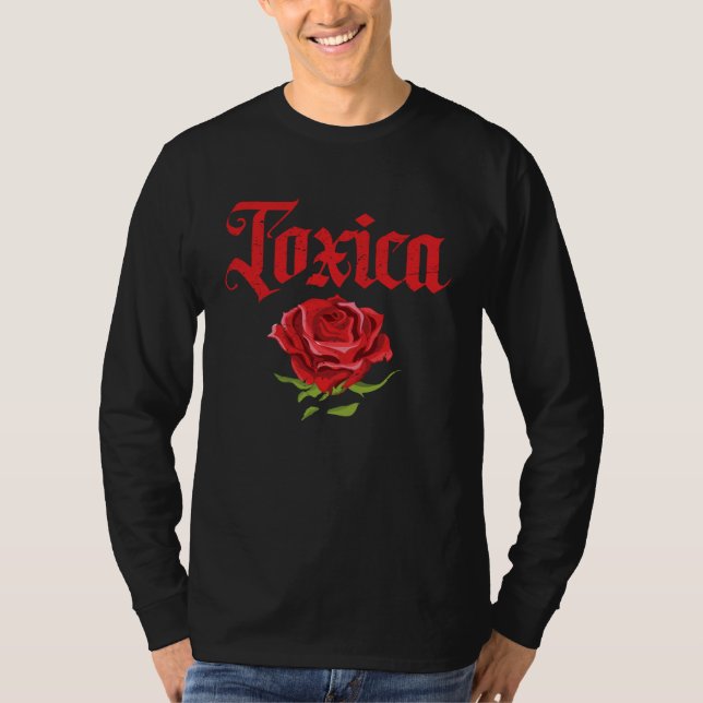 For Women Toxic Red Flower Women Toxic T-Shirt (Vorderseite)
