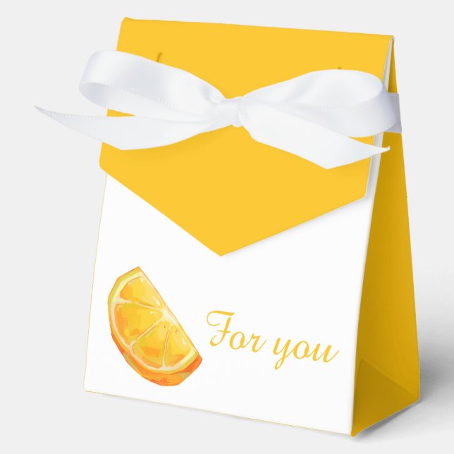 For you, orange  geschenkschachtel (Vorderseite)