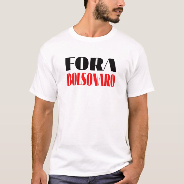 Fora Bolsonaro Lula Presidente T-Shirt (Vorderseite)