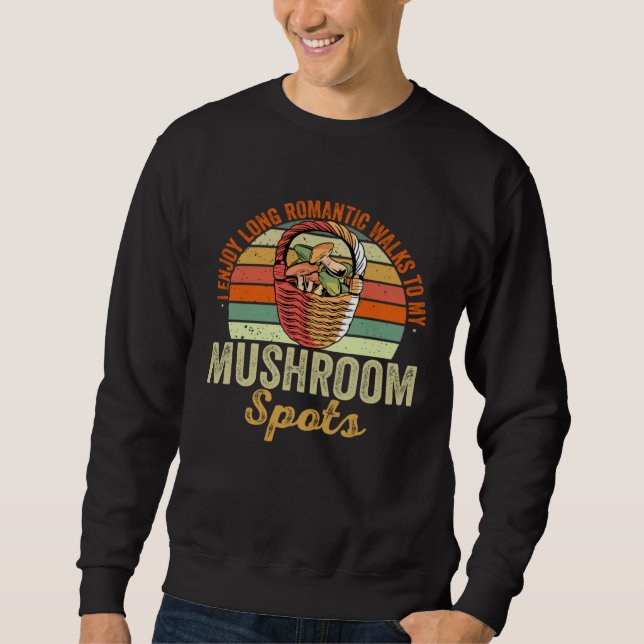 Foraging Mushroom Hunting Morel Hunter Sweatshirt (Vorderseite)