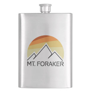 Foraker Alaska Retro Flachmann