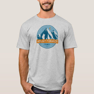 Foraker Alaska Stars Moon T-Shirt