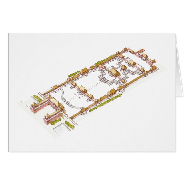 Forbbiden Stadt Peking. Detail (Vorderseite (Horizontal))