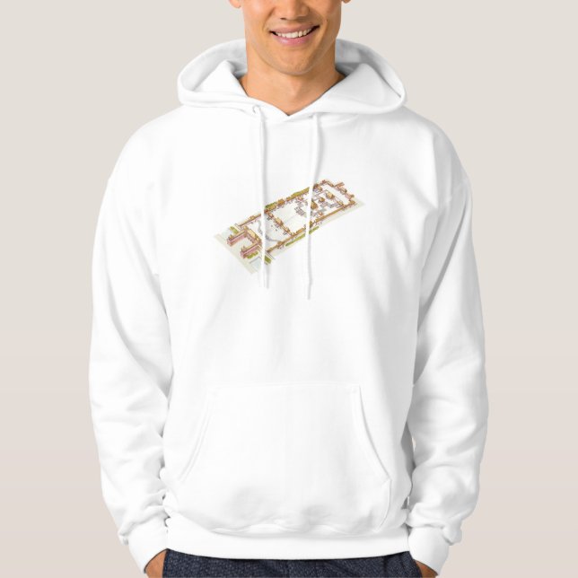 Forbbiden Stadt Peking. Detail Hoodie (Vorderseite)