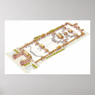 Forbbiden Stadt Peking. Detail Poster